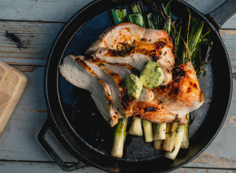 מחבת עגולה מברזל יצוק