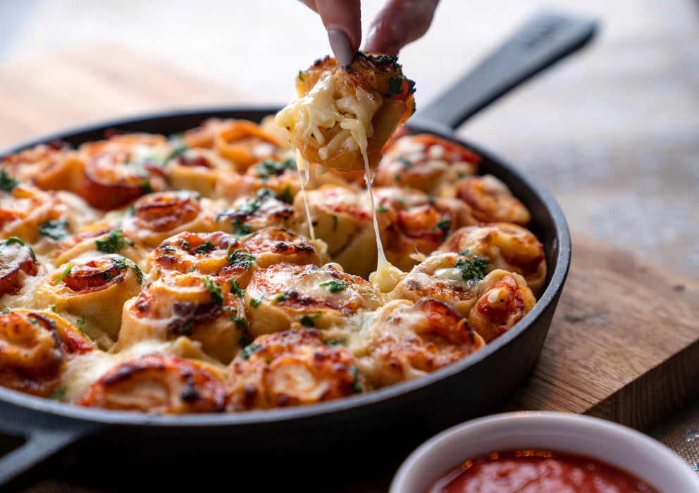 מחבת עגולה מברזל יצוק